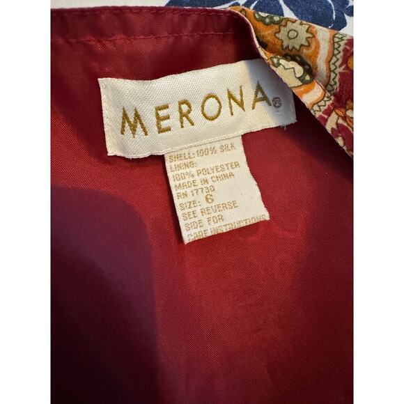 Vintage Pattern Merona Dress Size 6 - Picture 6 of 6